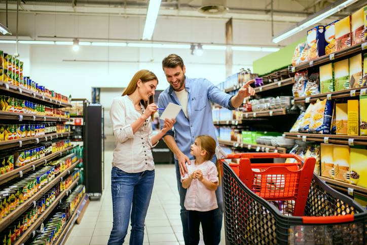 Family shopping