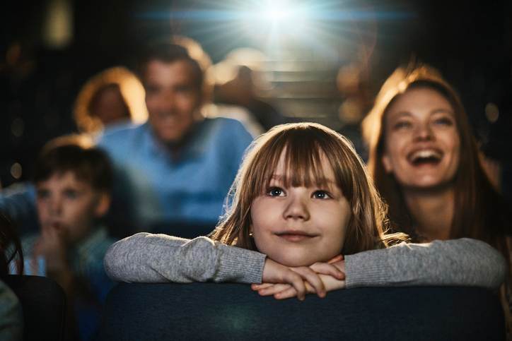 Family in the cinema Family in the cinema